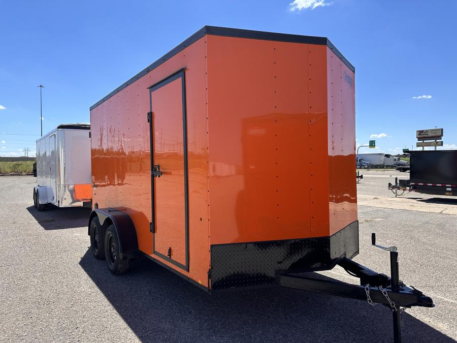 7X14 Blackout, 6" extra Height, Ramp Door VNOSE ENCLOSED CARGO Image 1