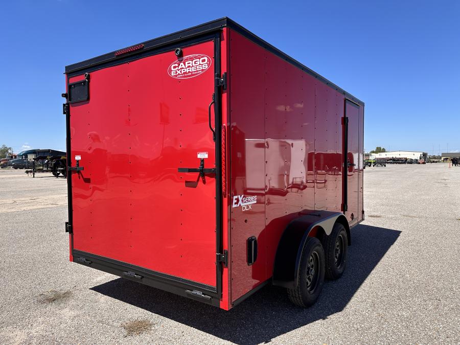 7X14  DLX FLAT TOP VNOSE ENCLOSED CARGO Image 2