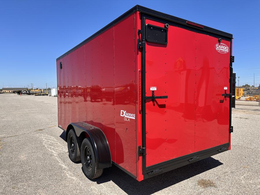 7X14  DLX FLAT TOP VNOSE ENCLOSED CARGO Image 3