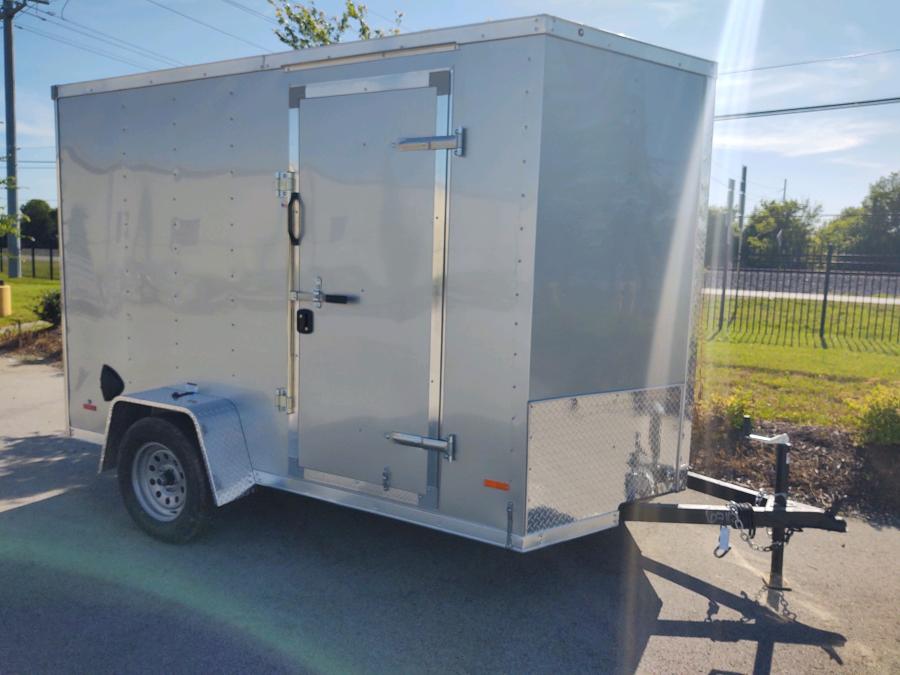 RWT6 RWT 6 x 12 SA FLAT TOP WEDGE ENCLOSED TRAILER BY RC Image 1