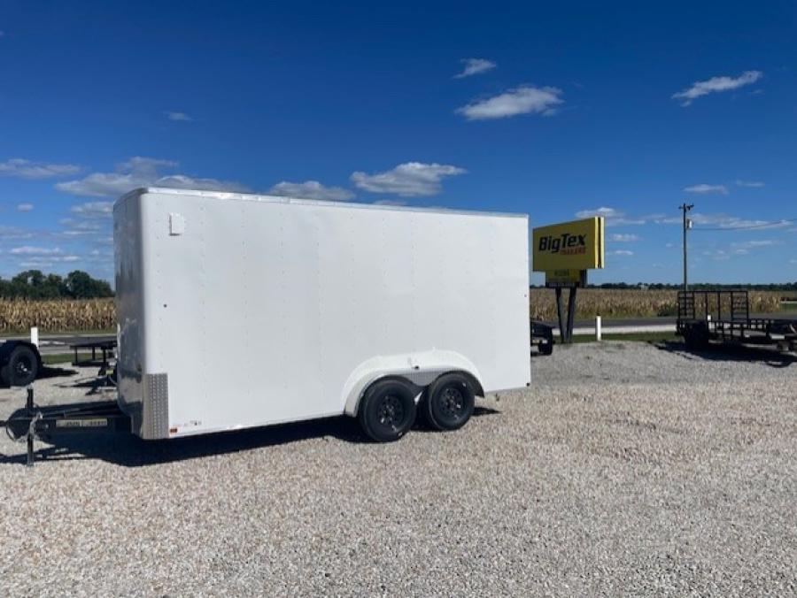 COMMANDER 7X12 Enclosed Trailer w/ +12" Xtra Height, Tandem Axle Image 1