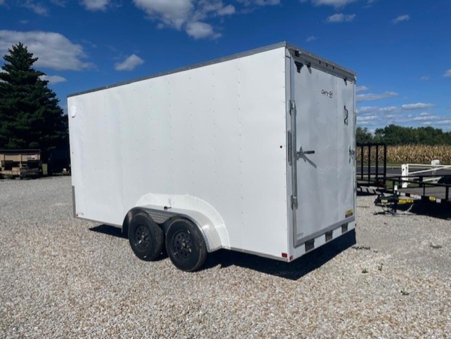 COMMANDER 7X12 Enclosed Trailer w/ +12" Xtra Height, Tandem Axle Image 0