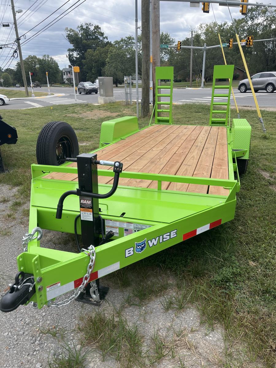 EH18 EQUIPMENT TRAILER HD LOW PRO 82"W X 18L 14,000 GVWR Image 0