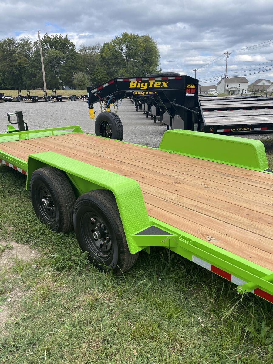 EH18 EQUIPMENT TRAILER HD LOW PRO 82"W X 18L 14,000 GVWR Image 1