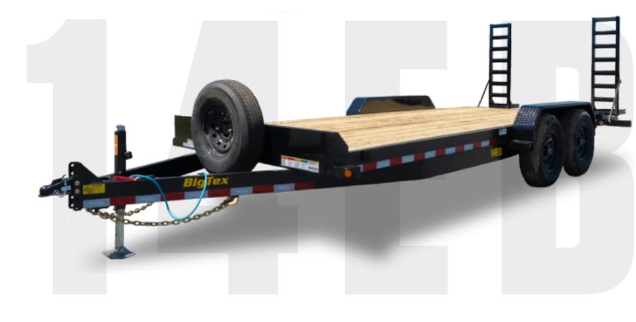 Big Tex 14EB, Equipment, 83″ x 18′, 14K, Dovetail image 0