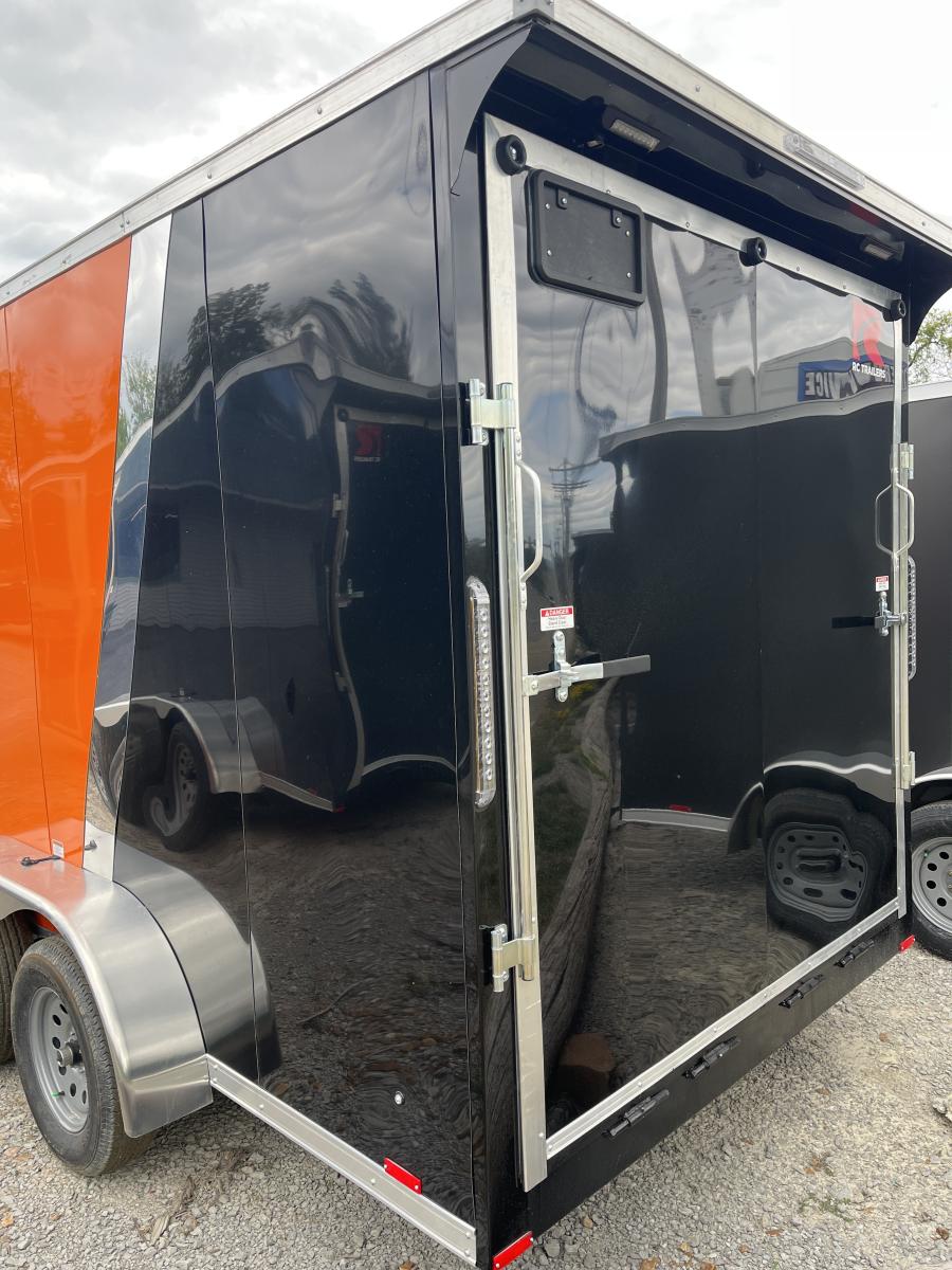 RDLX RDLX 7 x 16 TA FLAT TOP WEDG ENCLOSED TRAILER BY RC Image 1