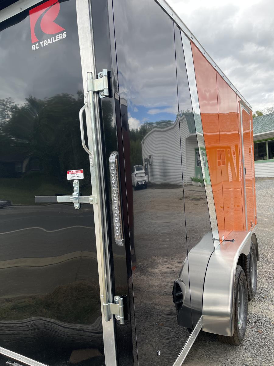 RDLX RDLX 7 x 16 TA FLAT TOP WEDG ENCLOSED TRAILER BY RC Image 2