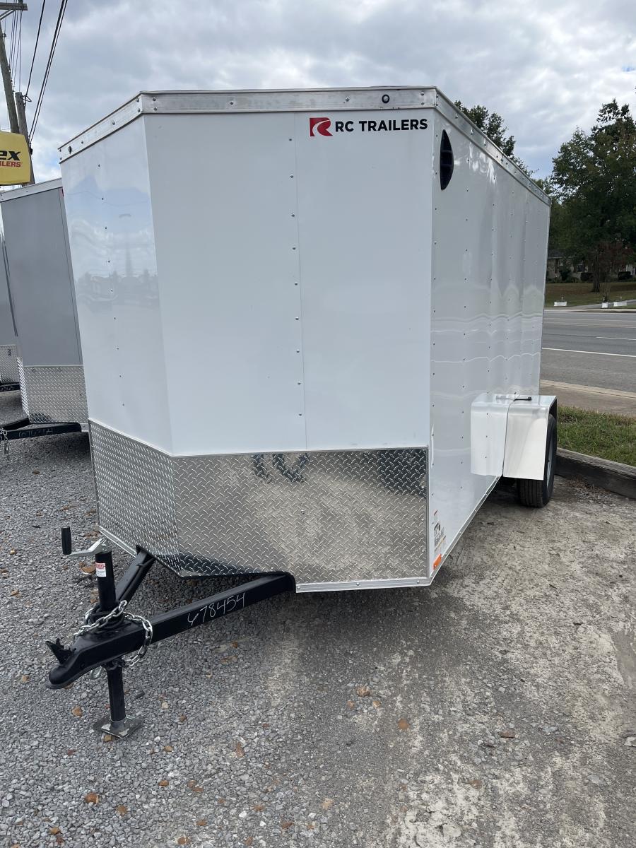 RWT6 RWT 6 x 12 SA FLAT TOP WEDGE ENCLOSED TRAILER BY RC Image 0
