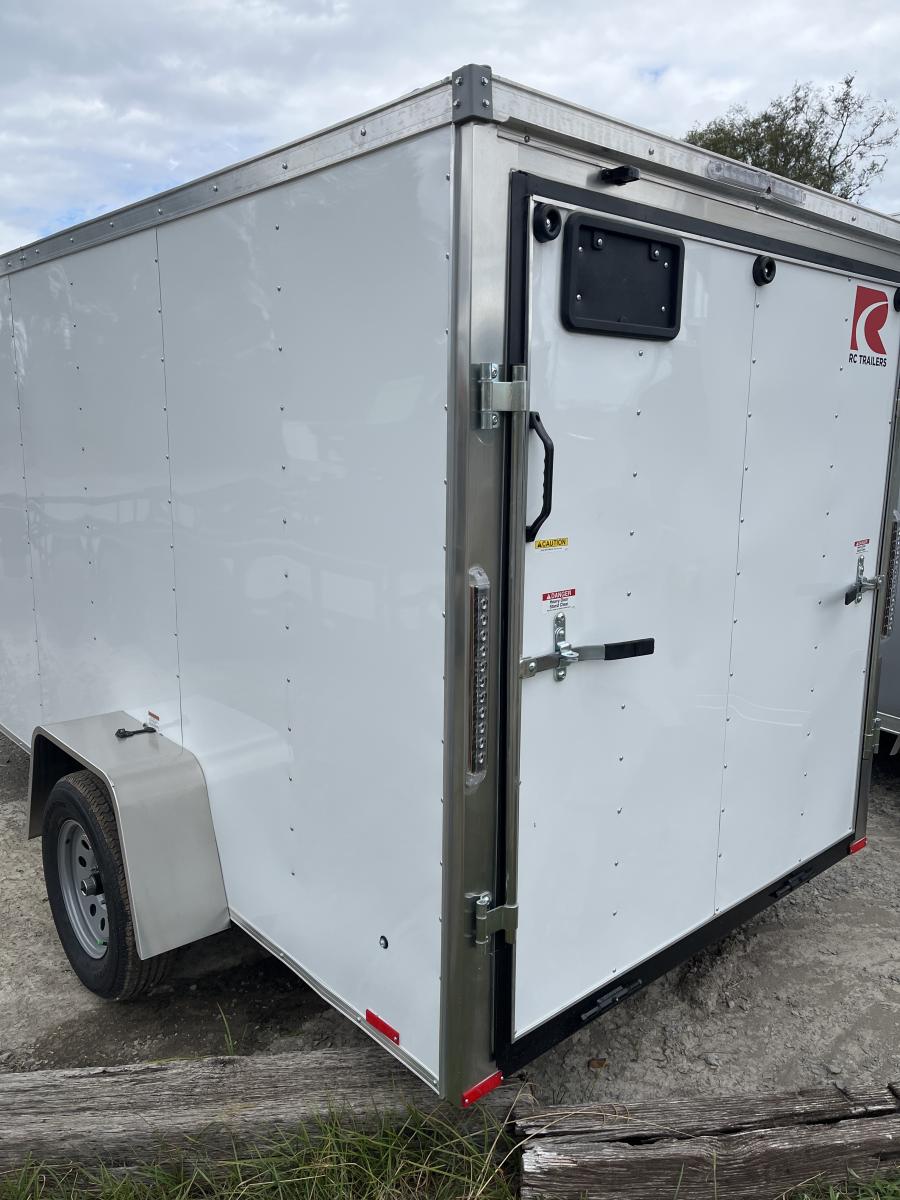 RWT6 RWT 6 x 12 SA FLAT TOP WEDGE ENCLOSED TRAILER BY RC Image 1