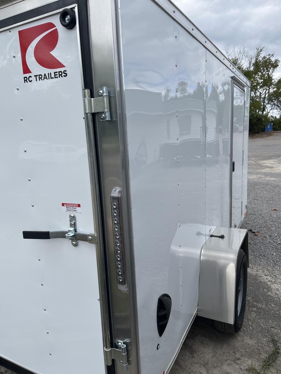 RWT6 RWT 6 x 12 SA FLAT TOP WEDGE ENCLOSED TRAILER BY RC Image 2