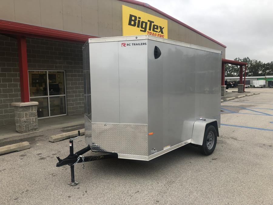 RC Trailers RWT 6×10 single-axle wedge enclosed trailer, 6.5′ interior height, screwless image 1