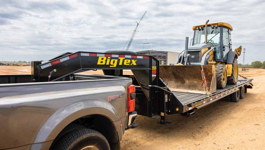 Big Tex 22GN, Gooseneck, 102" x 25', 23.9K, Dovetail, Mega Ramps Image 10