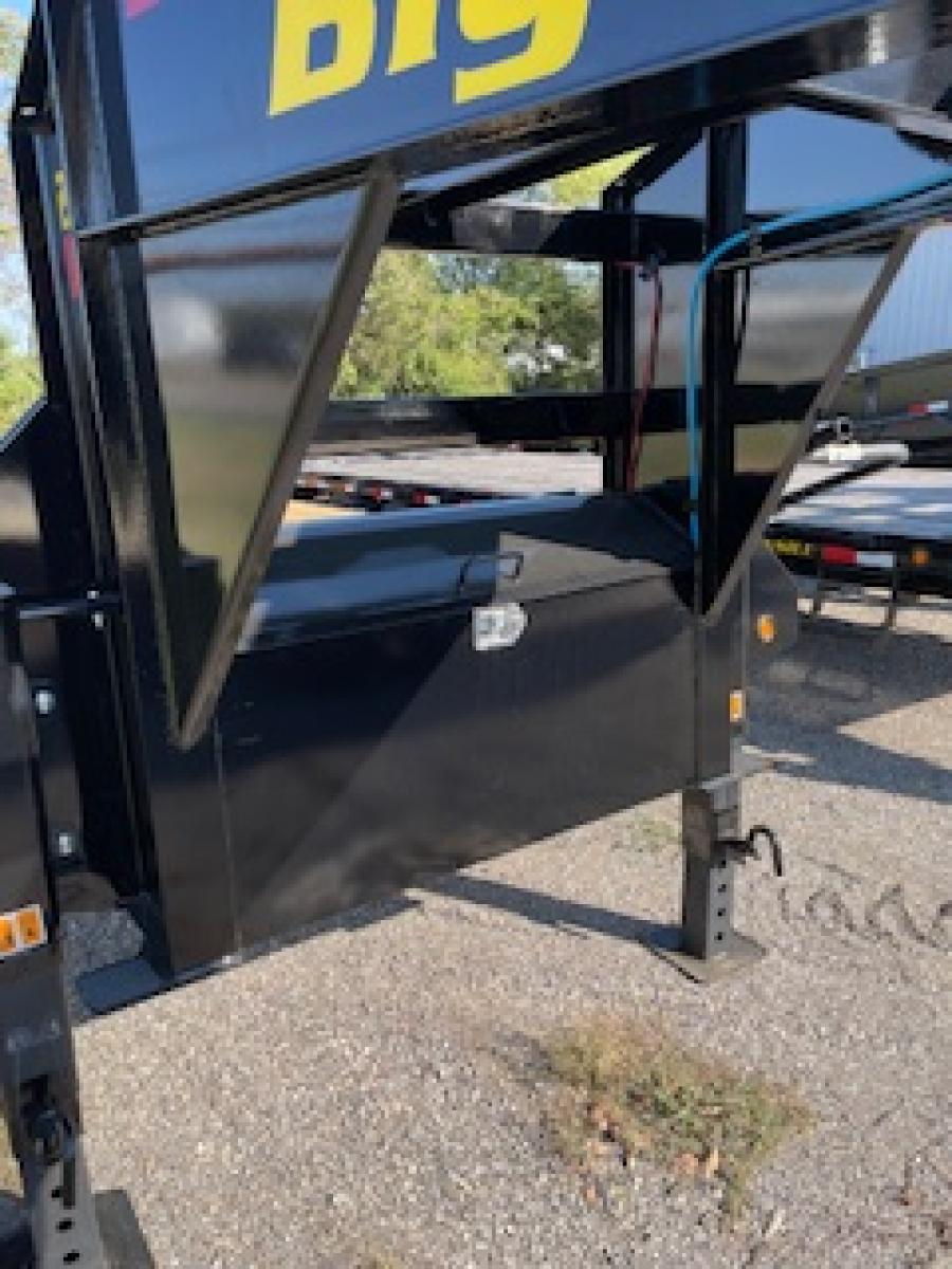 Big Tex 22GN, Gooseneck, 102" x 25', 23.9K, Dovetail, Mega Ramps Image 2