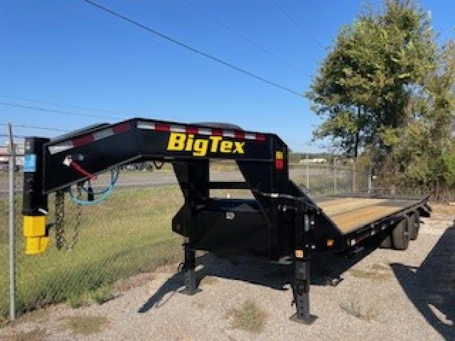 Big Tex 22GN, Gooseneck, 102" x 25', 23.9K, Dovetail, Mega Ramps Image 0