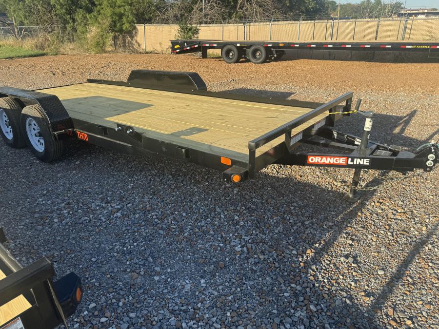 Big Tex TH70 7K TAND CAR HAULER 83"x18 OL 4SIR, SPMT, 2-BRK, BLK, Image 0