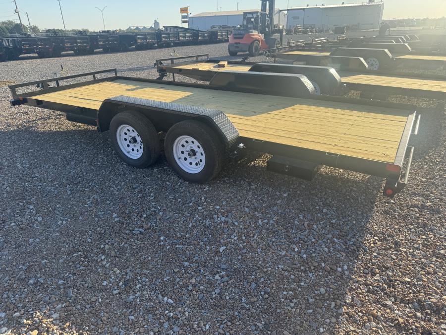 Big Tex TH70 7K TAND CAR HAULER 83"x18 OL 4SIR, SPMT, 2-BRK, BLK, Image 1