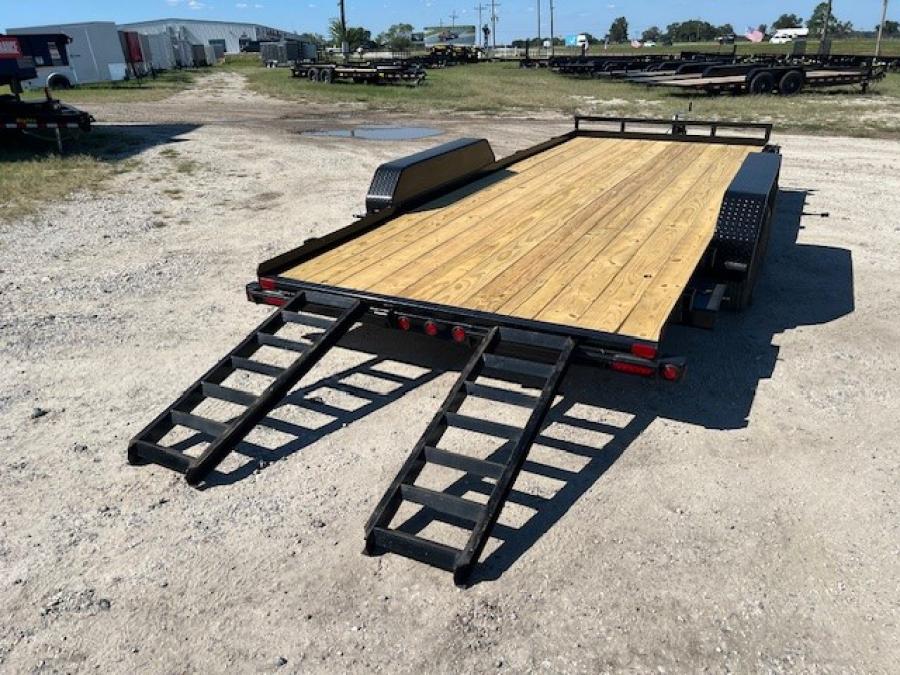 Big Tex TH70 7K TAND CAR HAULER 83″x18 OL 4SIR, SPMT, 2-BRK, BLK, image 3