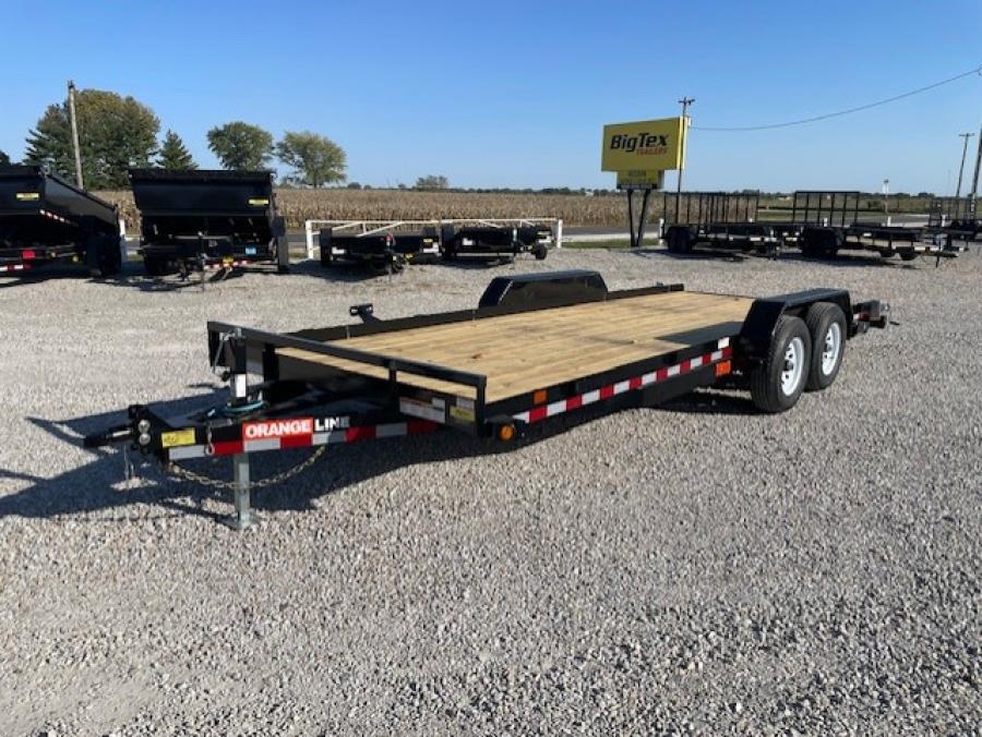 “Orange Line” by Big Tex 10ET 83″ x 16 Pro Series Tandem Axle Equipment Trailer image 0