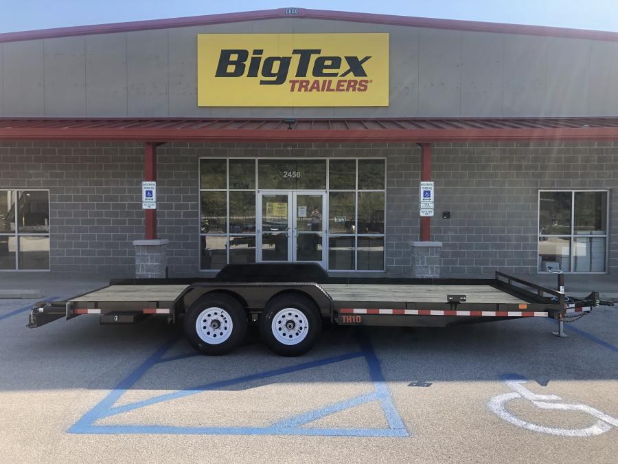 Orange Line TH10 - Car Hauler, 83" x 20', 9.9K, 4' slide-out ramps Image 1