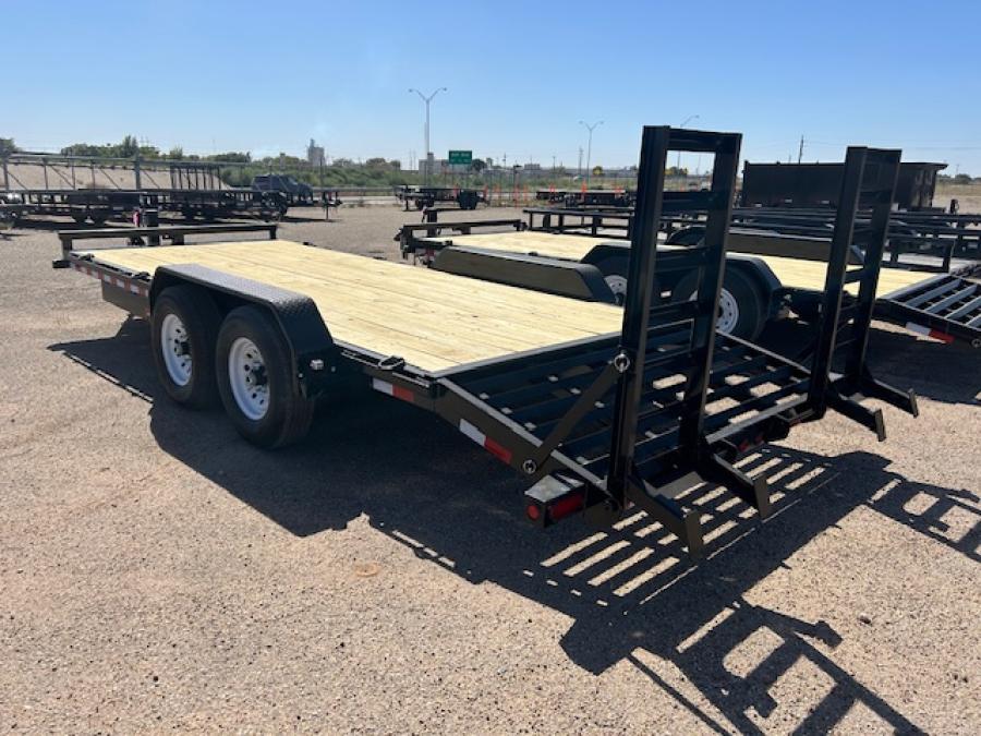 Big Tex EQ14 14K TAND EQUIP W/DT 83x20 KNEE RAMPS, ORANGE LINE Image 2