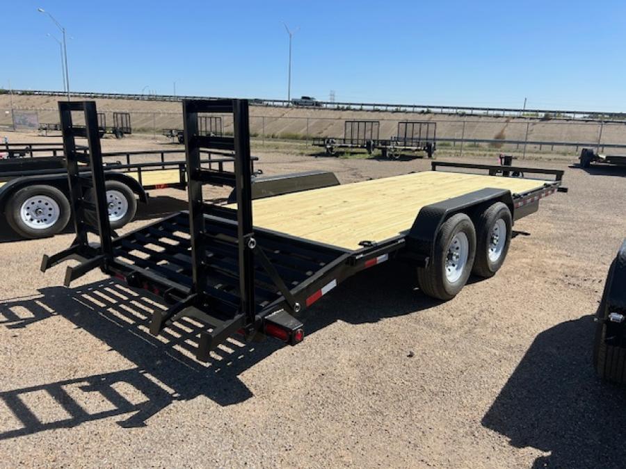 Big Tex EQ14 14K TAND EQUIP W/DT 83x20 KNEE RAMPS, ORANGE LINE Image 3