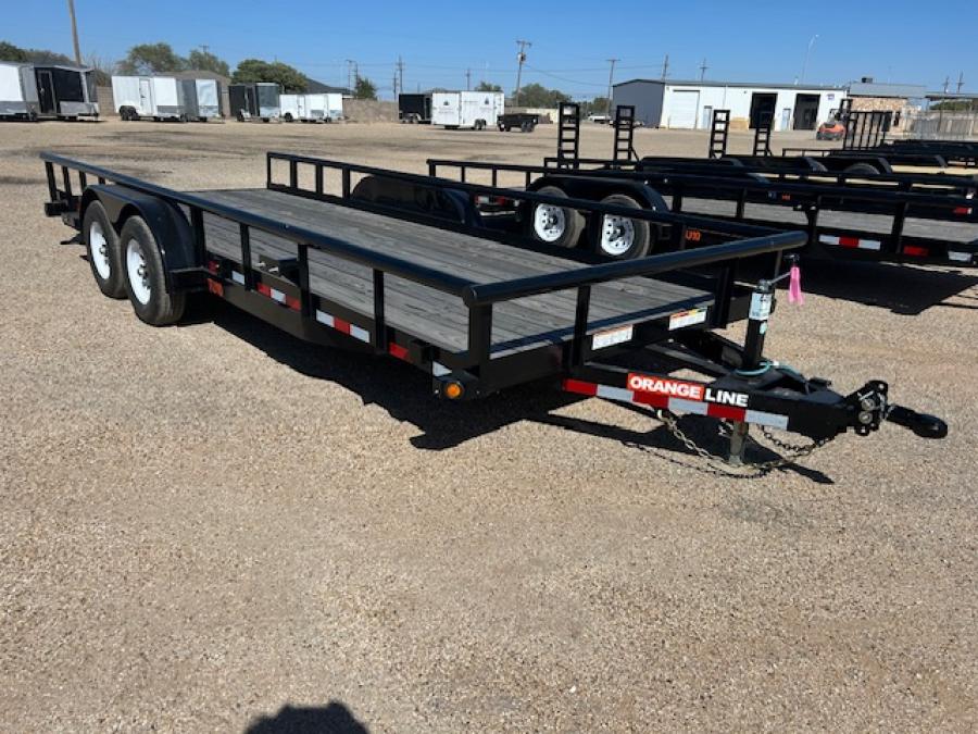 Big Tex 10PI 83" x 20 Pro Series Tandem Axle Pipe Top Utility Trailer Image 0