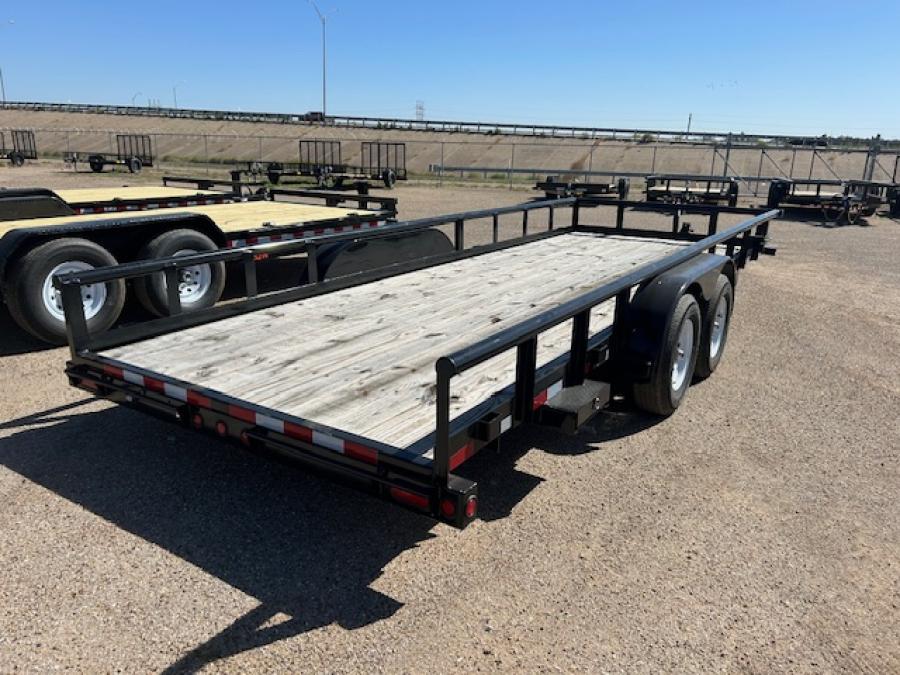 Big Tex 10PI 83" x 20 Pro Series Tandem Axle Pipe Top Utility Trailer Image 3