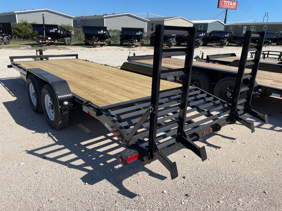 Big Tex EQ14 14K TAND EQUIP W/DT 83x20 KNEE RAMPS, ORANGE LINE Image 2
