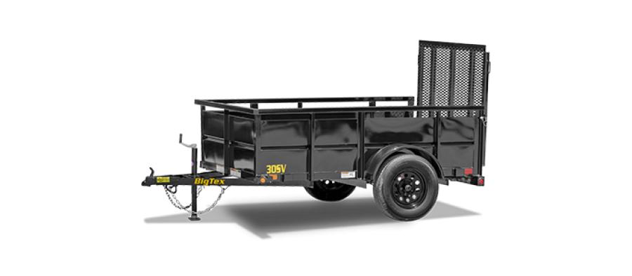 Big Tex 30SV, Single Axle Landscape, 60" x 10', 3K Image 5