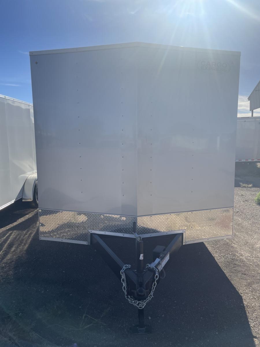 K102 85X20 10K INDIGO DLX FLAT TOP VNOSE ENCLOSED CAR HAULER Image 0