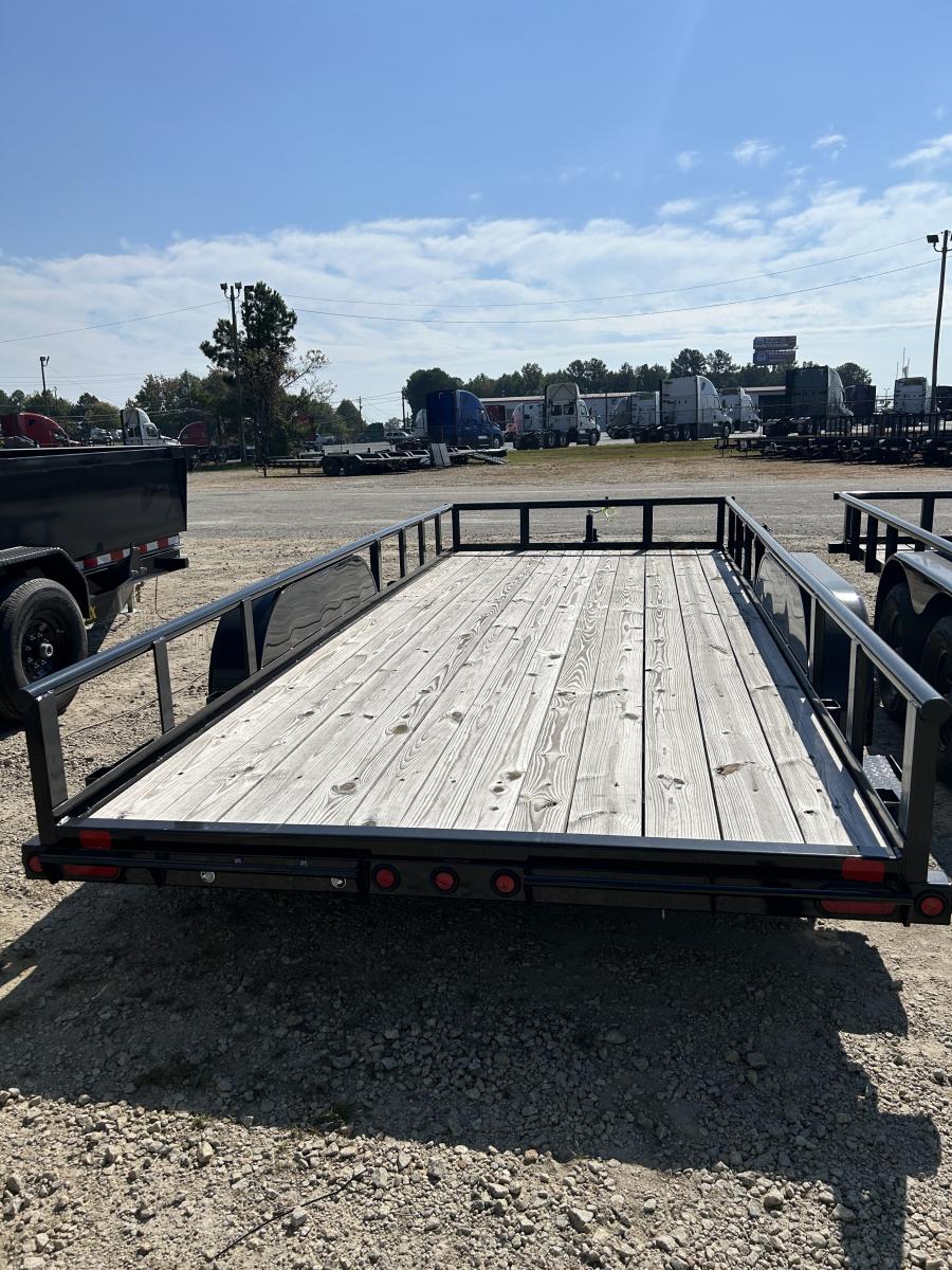 Big Tex Orange Line 83" x 20 Pro Series Tandem Axle Pipe Top Utility Trailer Image 1