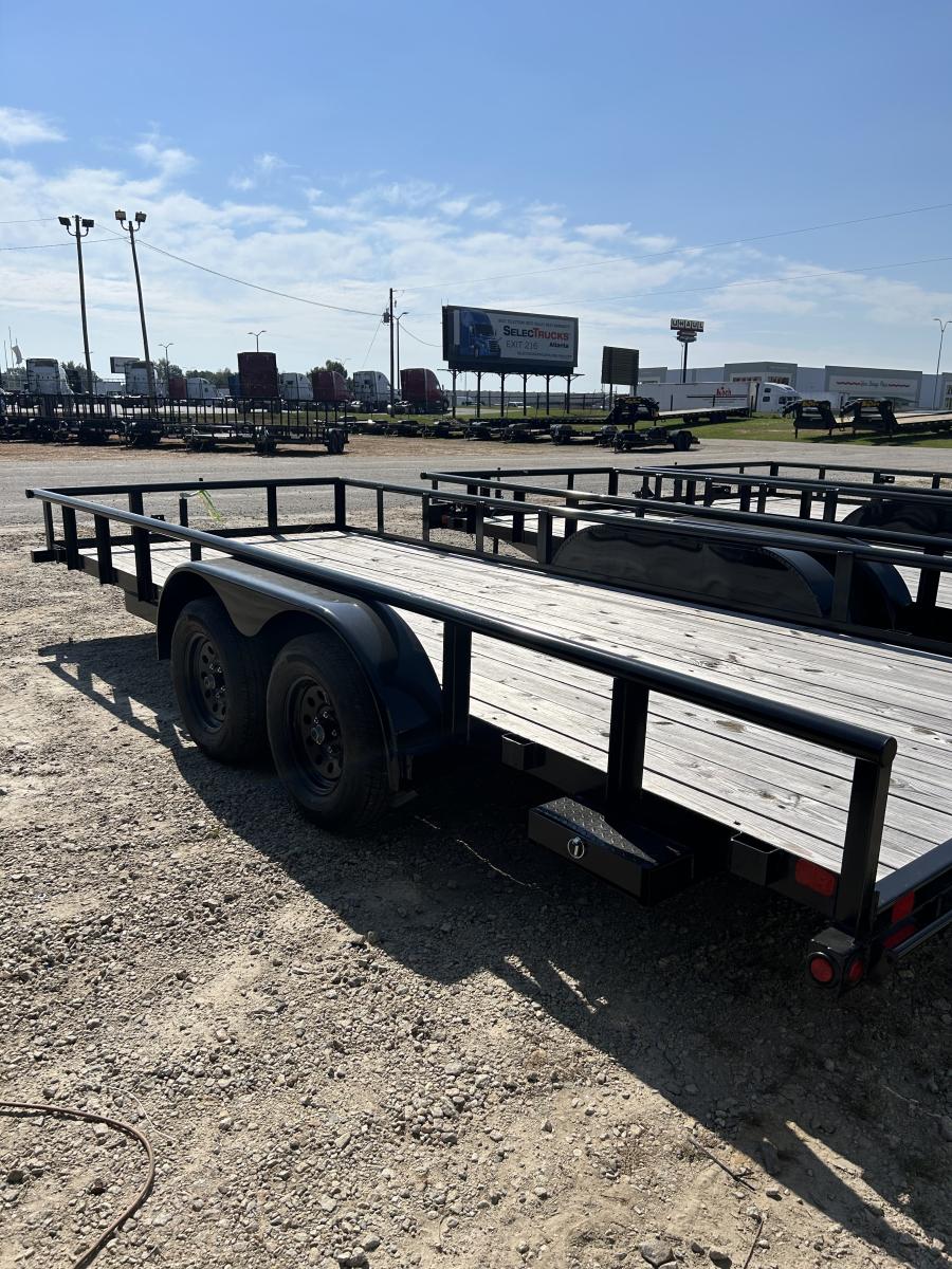 Big Tex TU70 7K TAND PIPE UTL 83"X20 4SIR SPMT BRK2 BK ORANGE LINE Image 2