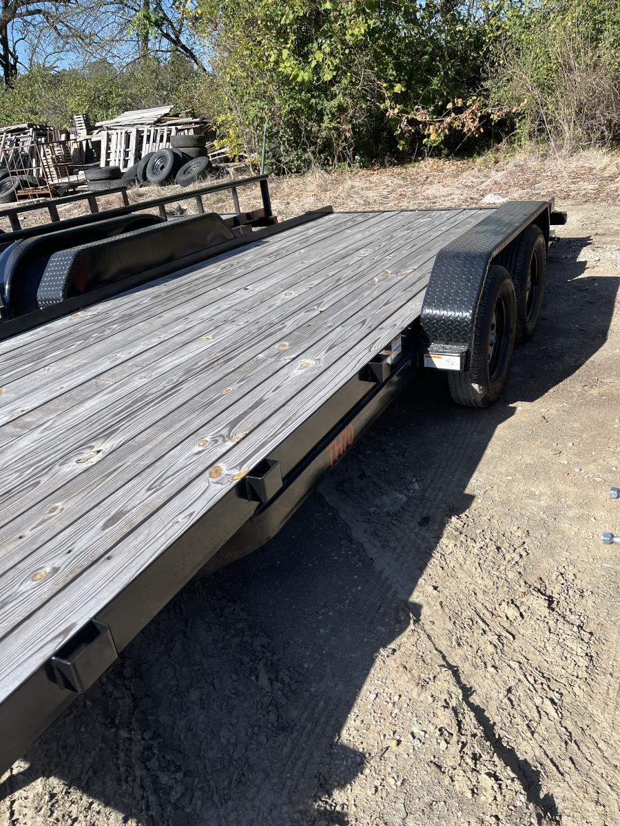 Big Tex TH70 7K TAND CAR HAULER 83″x20 OL 4 ANG SIR, SPMT, 2-BRK, BLK, Image 1
