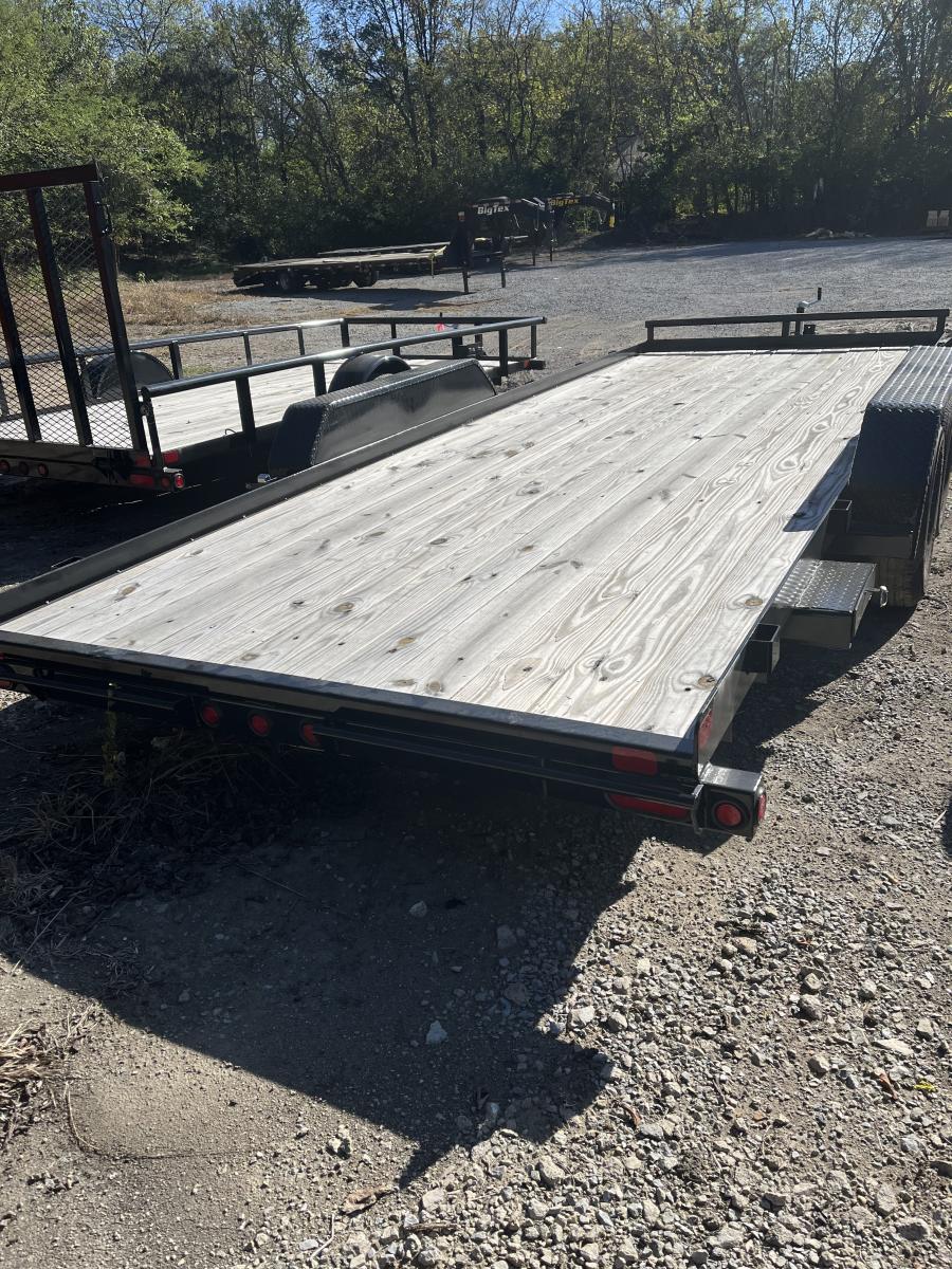 Big Tex TH70 7K TAND CAR HAULER 83″x20 OL 4 ANG SIR, SPMT, 2-BRK, BLK, Image 2