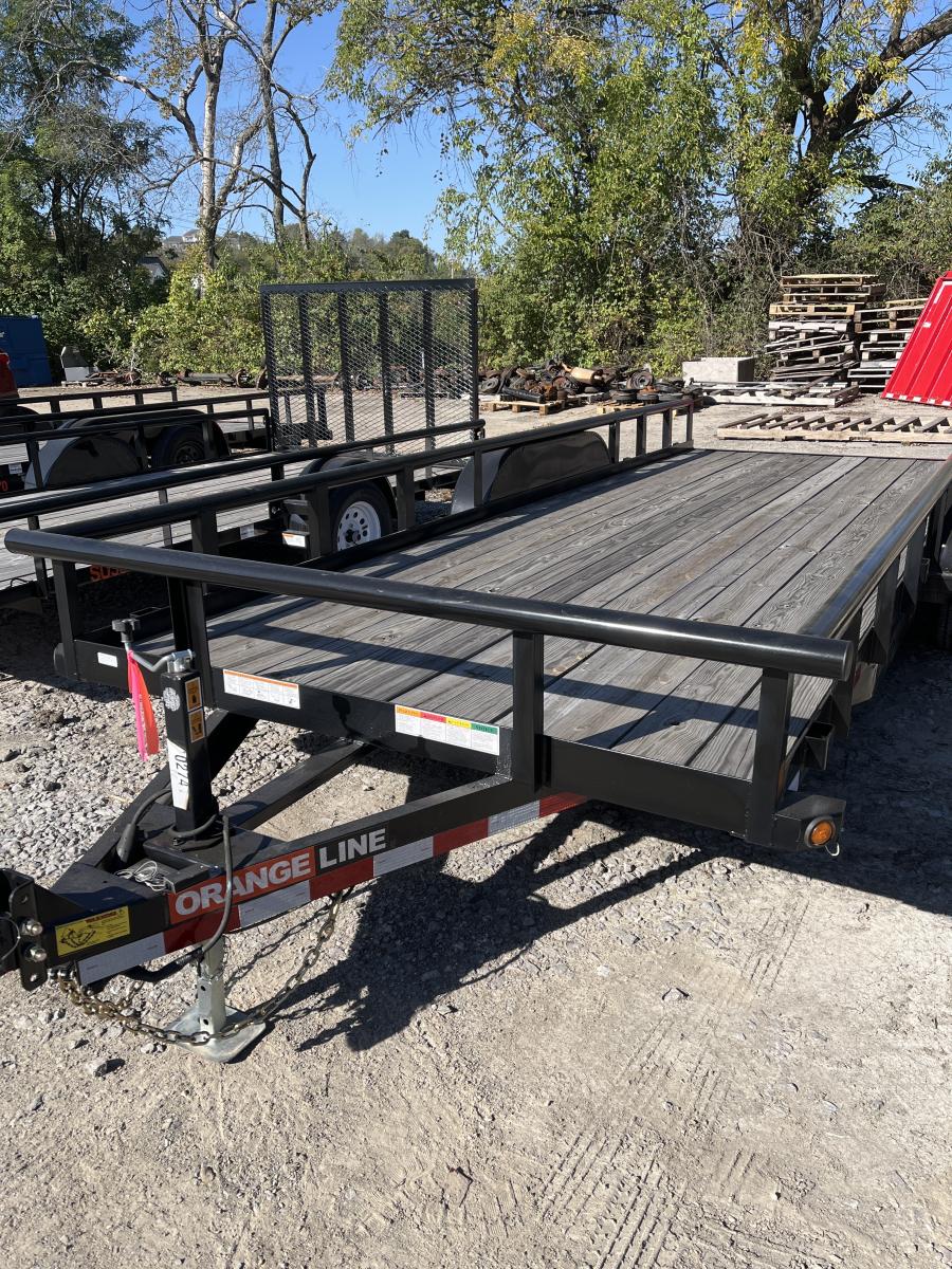 Big Tex 10PI 83" x 20 Pro Series Tandem Axle Pipe Top Utility Trailer Image 0