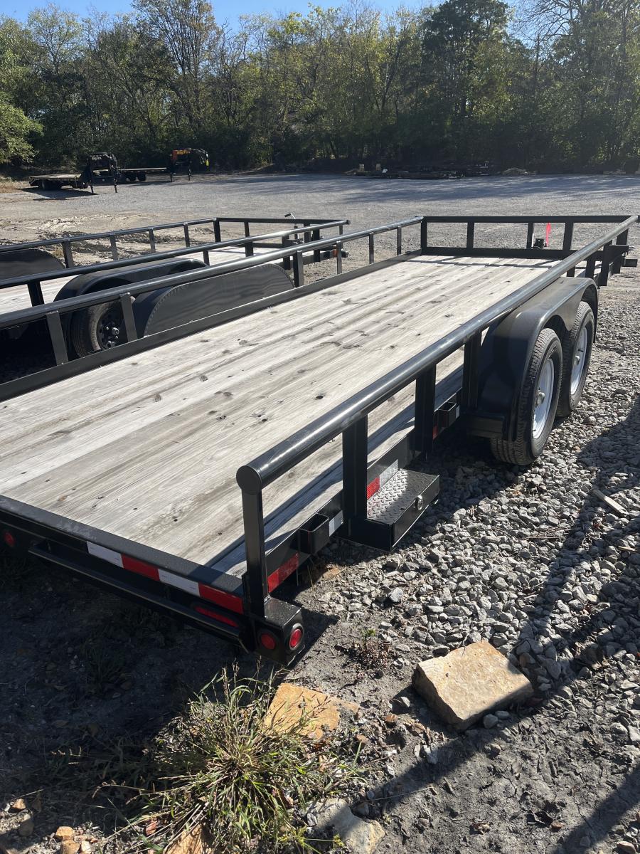 Big Tex 10PI 83" x 20 Pro Series Tandem Axle Pipe Top Utility Trailer Image 2
