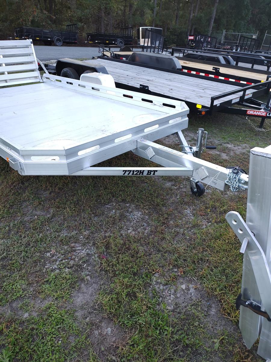 Aluma 7712 Aluma 78" x 142" SA Utility Trailer, Bi-Fold Tailgate Image 1