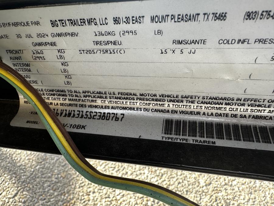 Big Tex 35SV, Single Axle Landscape, 77″ x 10′, 3K Image 2