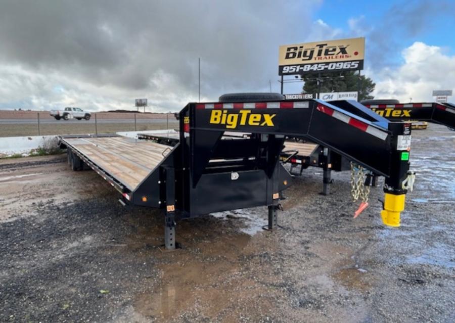 Big Tex 22GN, Gooseneck, 102" x 35', 23.9K, Dovetail, Mega Ramps Image 0