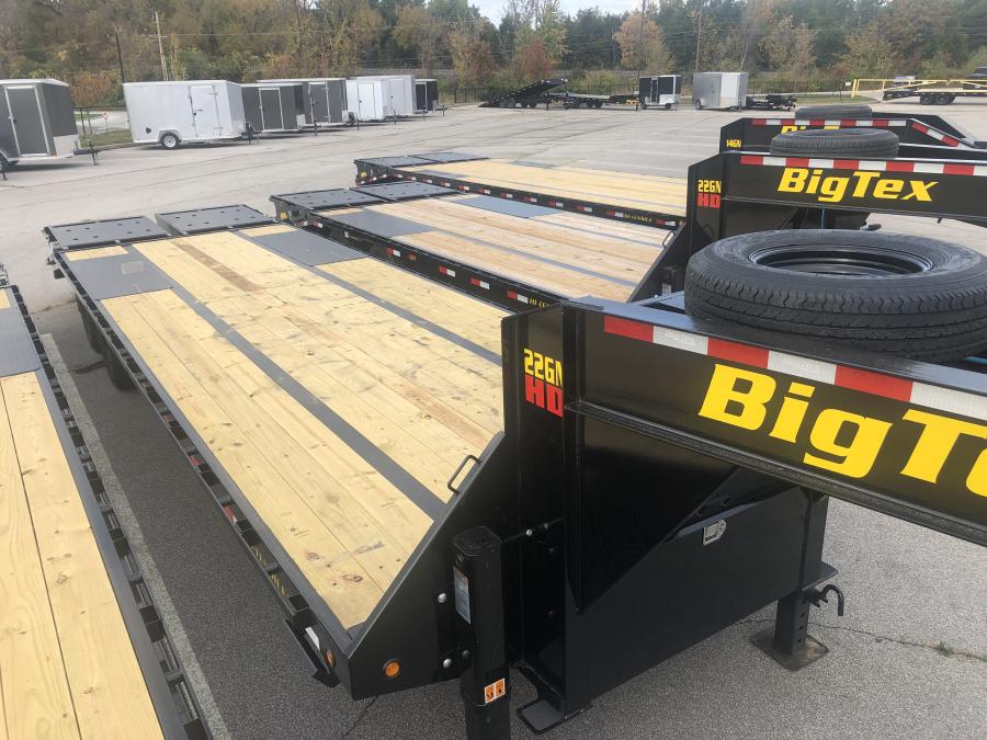 Big Tex 22GN, Gooseneck, 102" x 30', 23.9K, Dovetail, Mega Ramps Image 1