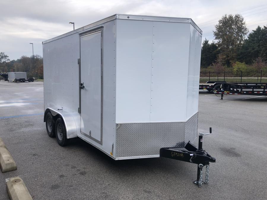 RC Trailers RWT 7x14 tandem-axle wedge enclosed trailer, 7' interior height Image 0