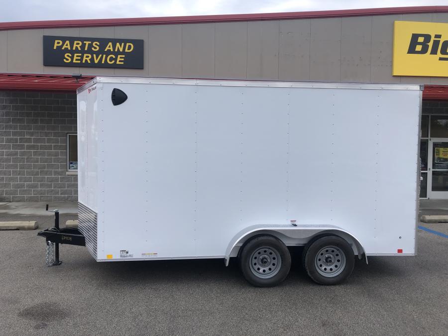 RC Trailers RWT 7x14 tandem-axle wedge enclosed trailer, 7' interior height Image 1
