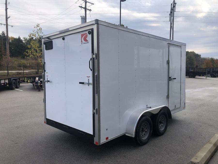RC Trailers RWT 7x14 tandem-axle wedge enclosed trailer, 7' interior height Image 2
