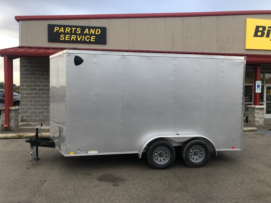 RC Trailers RWT 7x14 tandem-axle wedge enclosed trailer, 7' interior height Image 1