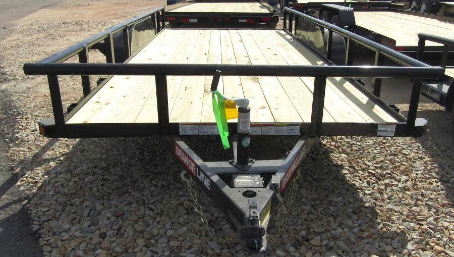 Big Tex TU60 6K TAND AXLE UTILITY 77"x16 4SIR SPMT 2-BRK BLACK Image 1