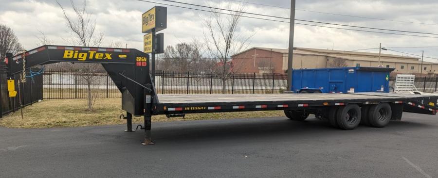 Big Tex 22GN, Gooseneck, 102″ x 35′, 23.9K, Dovetail, Mega Ramps Image 3