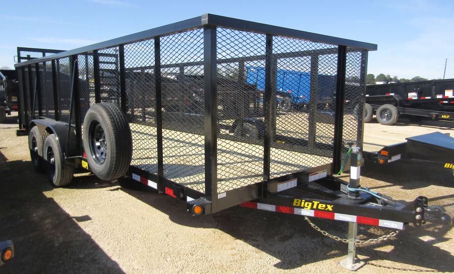 Big Tex 10PI 83" x 20 Pro Series Tandem Axle Pipe Top Utility Trailer Image 0