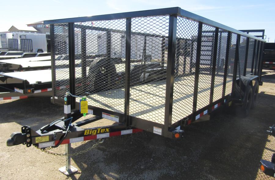 Big Tex 10PI 83" x 20 Pro Series Tandem Axle Pipe Top Utility Trailer Image 1