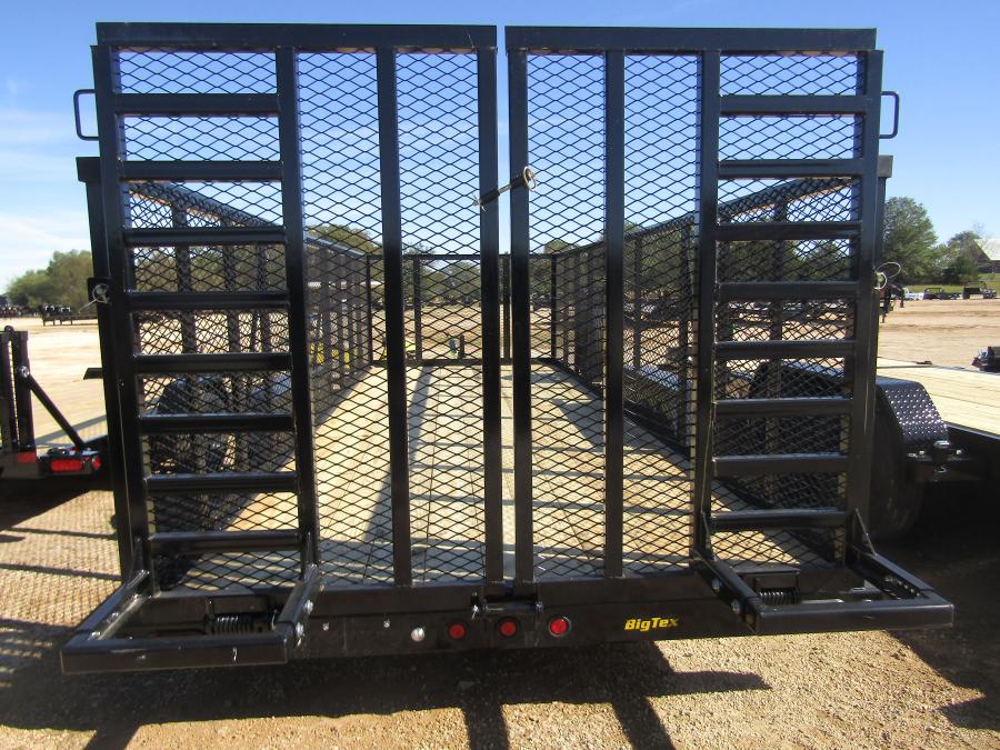Big Tex 10PI 83" x 20 Pro Series Tandem Axle Pipe Top Utility Trailer Image 3