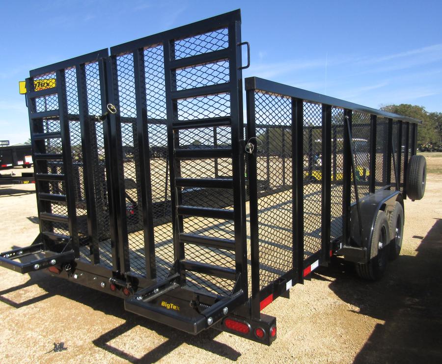 Big Tex 10PI 83" x 20 Pro Series Tandem Axle Pipe Top Utility Trailer Image 4